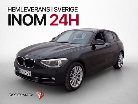 BMW 120d 120 Manuell 184hk Sport line Sensorer Farthållare