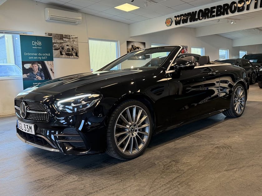 Bild 2 av Mercedes-Benz E 400 d 4MATIC Cabriolet AMG Burmster Värmare Gps SE SPEC