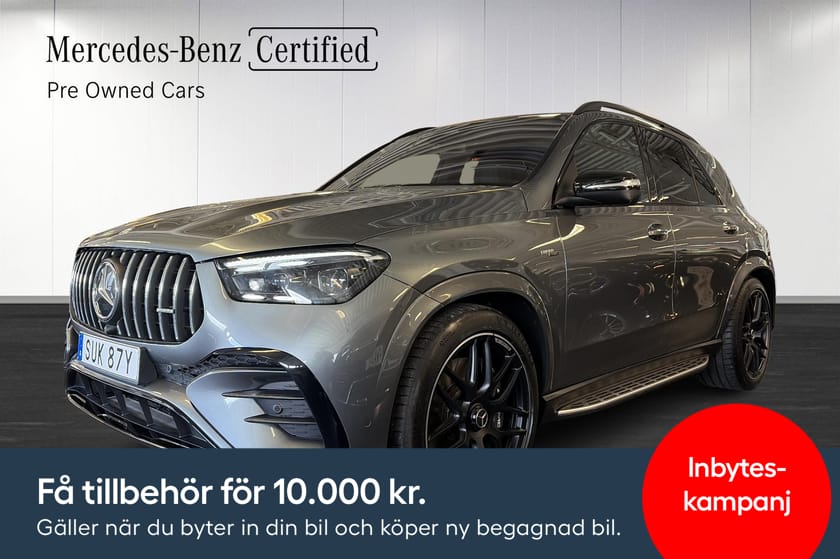 Bild 1 av Mercedes-Benz AMG GLE 53 HYBRID 4MATIC+ Moms/Panorama/Burmester/Dragkrok