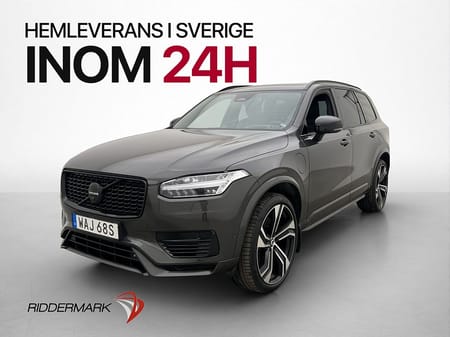 Volvo XC90 7 Säten Recharge T8 AWD Ultimate Dark 7-Sit Pano B&W Luft