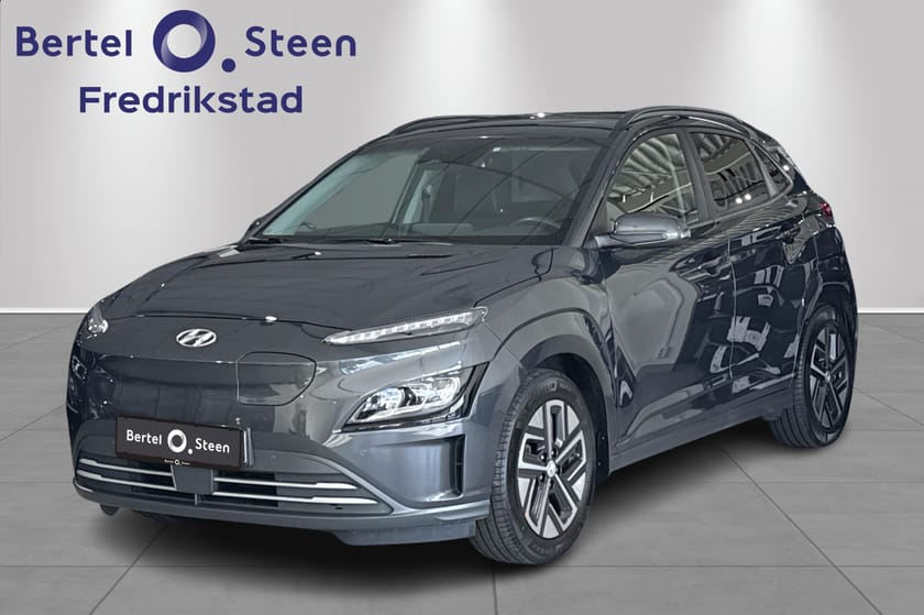 Bilde 1 av Hyundai Kona Electric 64 kWh Premium L.R. skinn, rattvarme, vent seter, HUD
