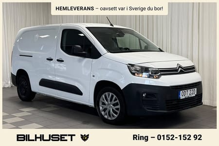 Citroën Berlingo Van Long Lång 1.5 BlueHDi AUT VÄRMARE DRAG MOMS/VAT