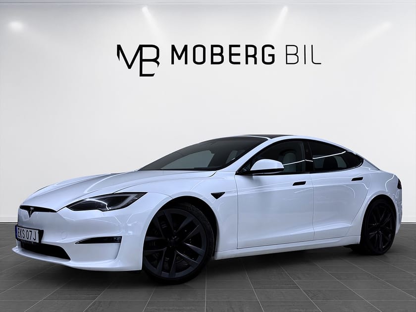 Bild 1 av Tesla Model S 670hk AWD YOKE HW4 Pano 360 Premium Panorama 21"