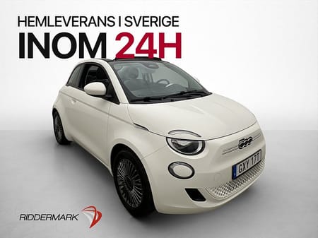 Fiat 500Ce 500C 42 kWh 118hk Navi Cab Farthållare