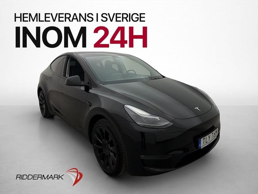 Bild 1 av Tesla Model Y Long Range AWD Dragkrok Pano Autopilot MOMS