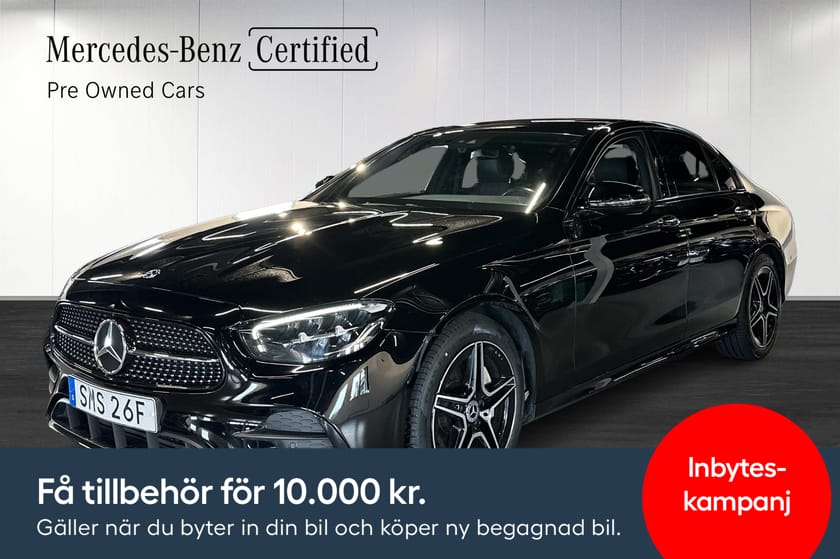 Bild 1 av Mercedes-Benz E 220 d E220d Sedan AMG Värmare Nightpackage Carplay