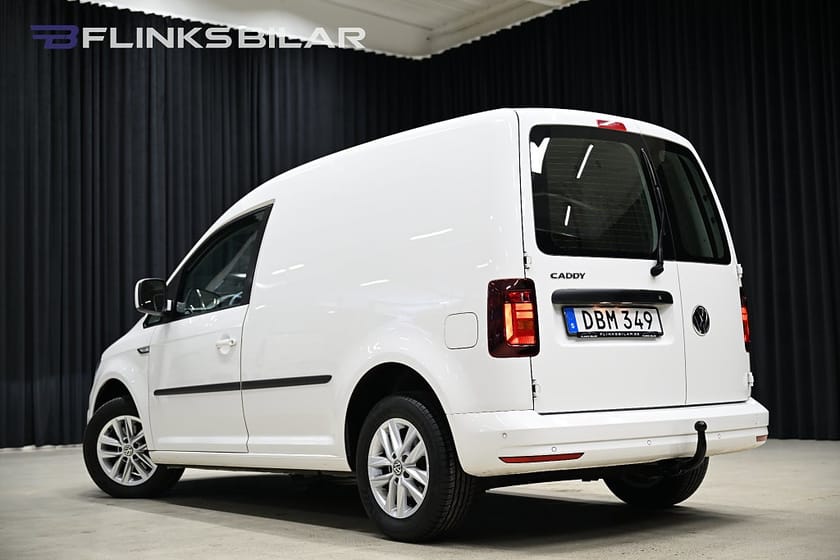 Bild 4 av Volkswagen Caddy Van DSG 102HK Nedlackad|LED|Drag|Värmare|EnÄgare|Leasbar