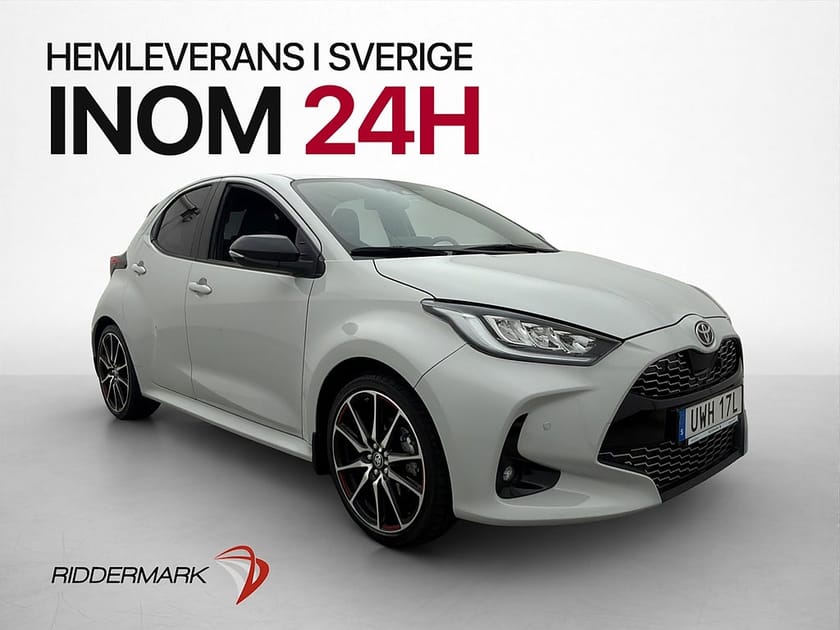 Bild 1 av Toyota Yaris Hybrid 116hk GR-Sport HuD Kamera Döda-vinkel