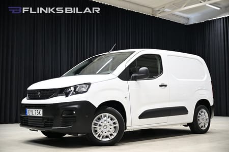 Peugeot Partner Utökad Last 130HK L2 Automat|Drag|Värmare|EnÄgare|3-Sits|Leasbar