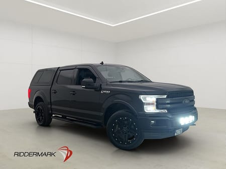 Ford F-150 SuperCrew Lariat Sport V8 4x4 Drag Pano B&O Diff Kåpa Moms