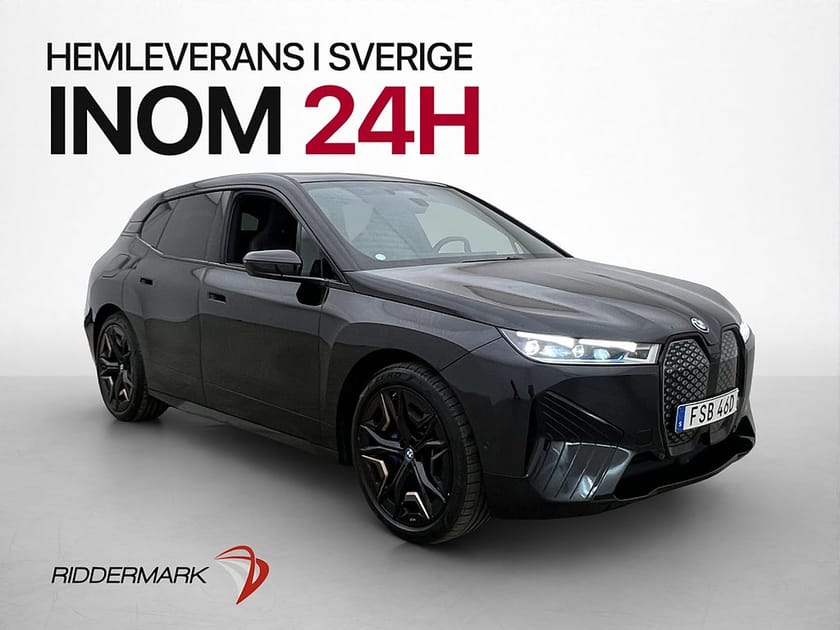 Bild 1 av BMW iX xDrive50 Sport Sky Pano 360° H/K 4-Zon HUD MOMS Drag