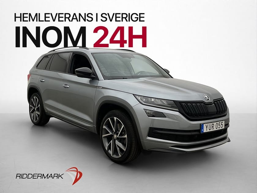 Bild 1 av Škoda Kodiaq Skoda 190hk 4x4 7-Sits Sportline Kamera Pano Dragkrok