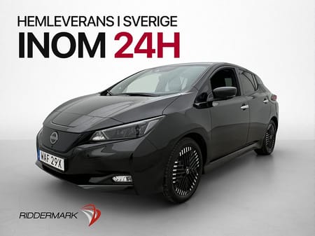 Nissan Leaf 150hk 360°-K Navi Carplay Döda-vinkel Bluetooth