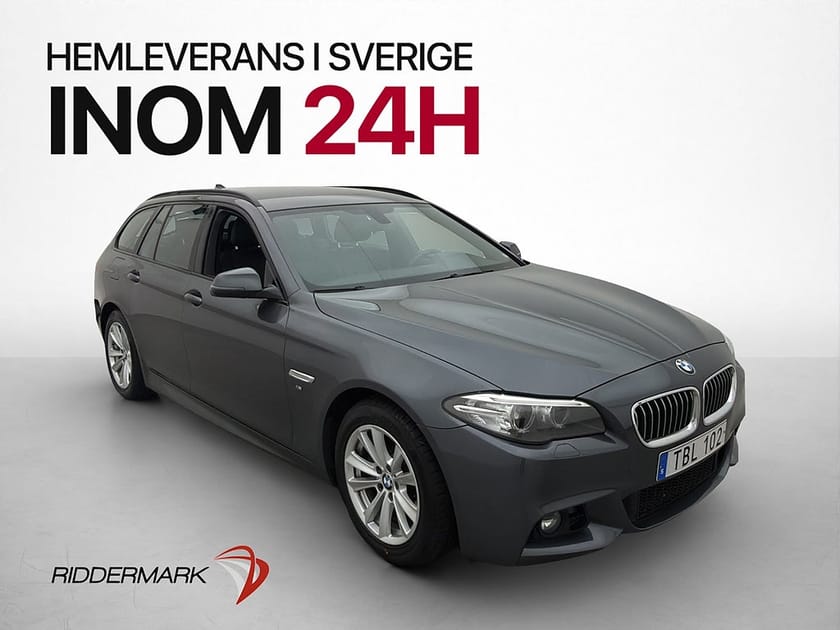 Bild 1 av BMW 520d xDrive Touring 190hk M-Sport Navi P-sensor Läder