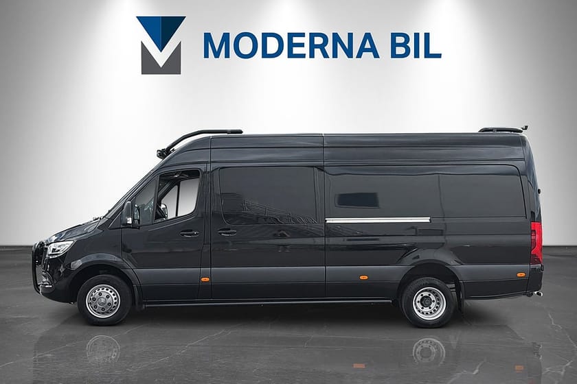Bild 2 av Mercedes-Benz Sprinter 519 CDI Panel Van Mixto 190hk Crossbuss Moms Drag B-kort Påkostad