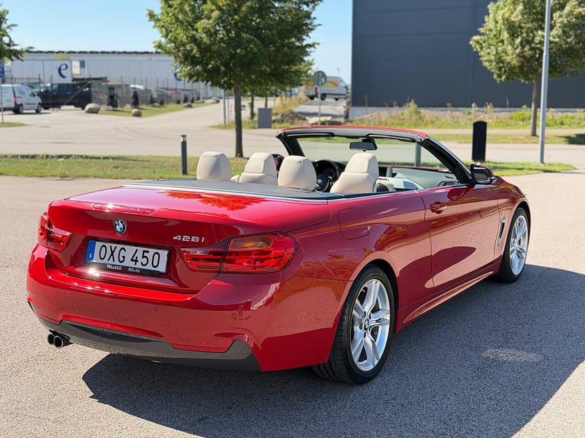 Bild 5 av BMW 428i Convertible Steptronic M Sport Skinn