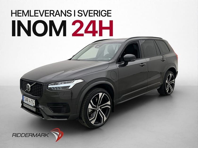 Bild 3 av Volvo XC90 7 Säten T8 AWD Ultra Dark 7-Sits Pano B&W HuD P-Värm 360°