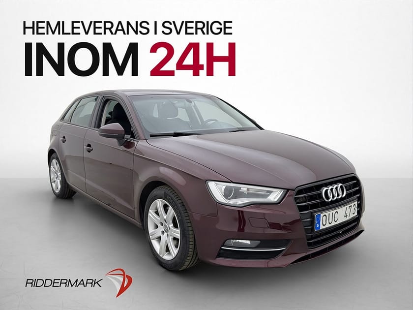 Bild 1 av Audi A3 Sportback TDI Quattro 184hk Farthållare 0.49 l/mil