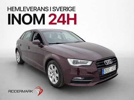 Audi A3 Sportback TDI Quattro 184hk Farthållare 0.49 l/mil