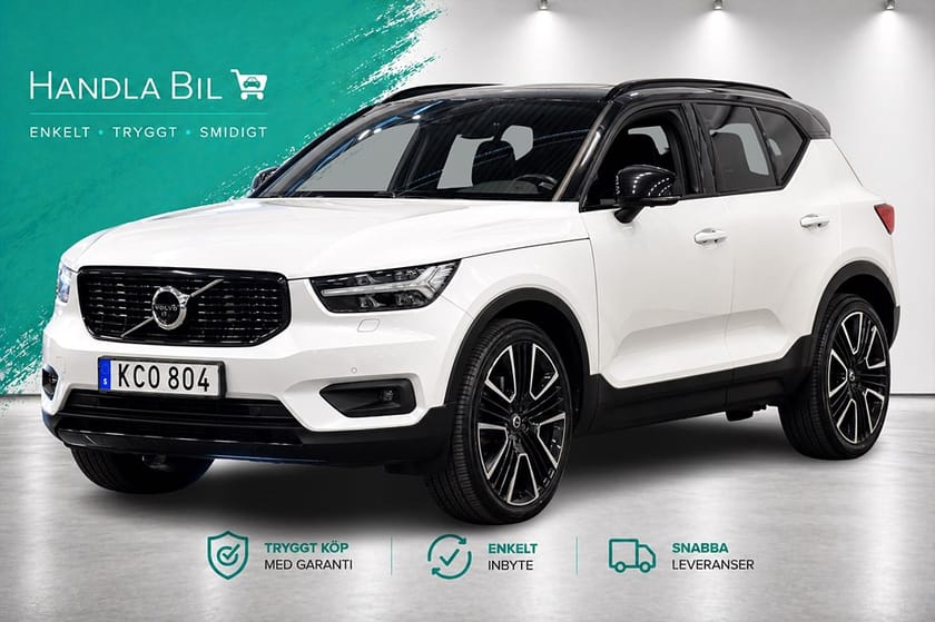 Bild 1 av Volvo XC40 T4 AWD Aut R-Design Pano H/K B-Värm AdaptivF 360° 190hk