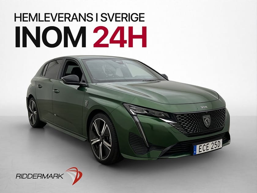 Bild 1 av Peugeot 308 1.2 131hk GT Cockpit 360° Navi Skinn Elstol MOMS