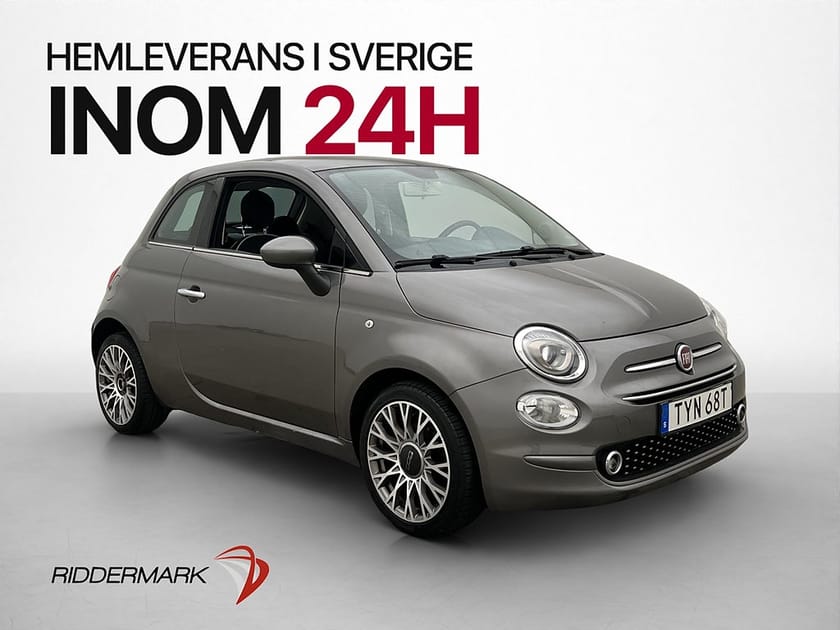 Bild 1 av Fiat 500 1.2 8V Lounge Pano Sensorer Farthållare Kamrem-bytt
