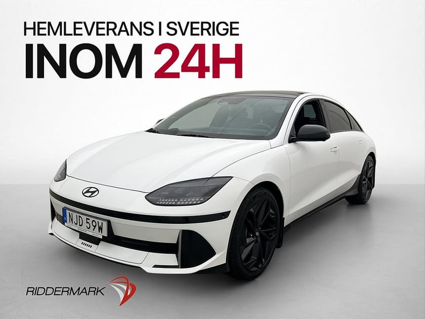 Bild 3 av Hyundai Ioniq 6 77.4 kWh AWD Pano 360° BOSE HUD Dragkrok