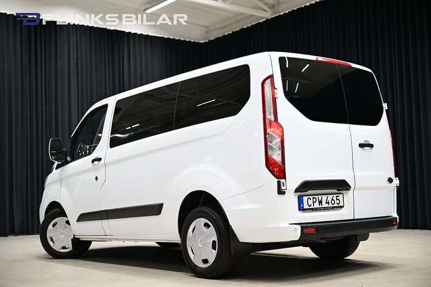 Bild 4 av Ford Transit Custom 320 Kombi 130HK Automat|9-Sits|D-Värmare|Backkamera