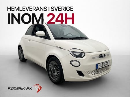Fiat 500e 42 kWh 118hk Navi Bluetooth Farthållare