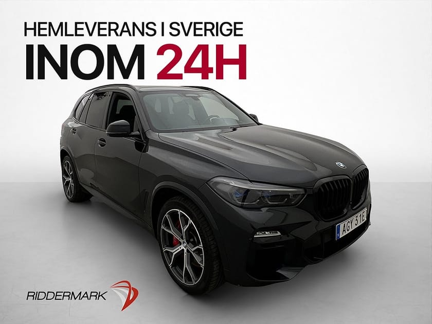 Bild 1 av BMW X5 xDrive45e iPerformance Ultimate Sky B&W HUD Luftfjäd 360° Massage