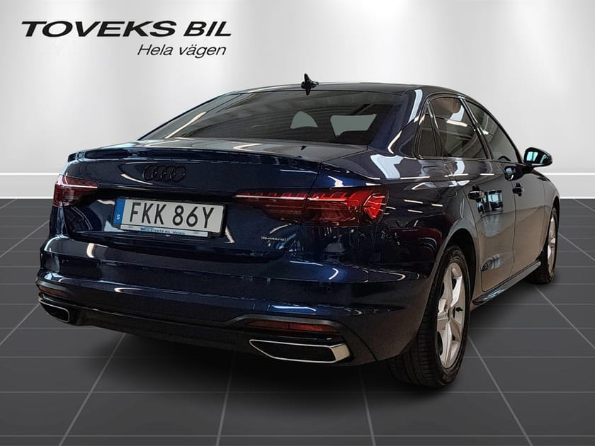 Bild 2 av Audi A4 Sedan 40 TDI quattro 204 hk Q Soltak/DRAG/Värmare