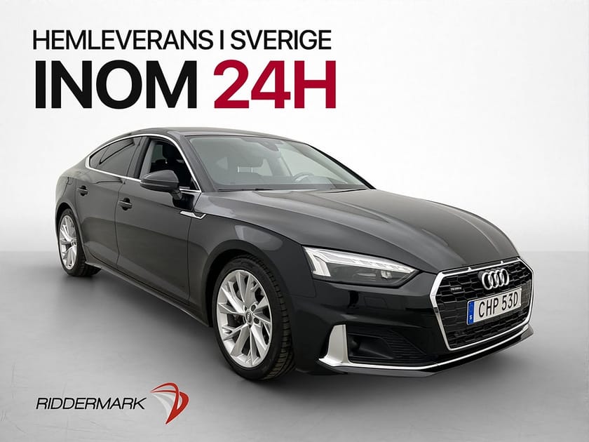 Bild 1 av Audi A5 Sportback 45 TFSI quattro Q 245hk Proline Cockpit Matrix Kamera