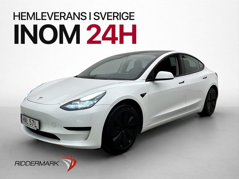 Bild 4 av Tesla Model 3 Standard Range Drag AP Pano Kamera Navi Skinn