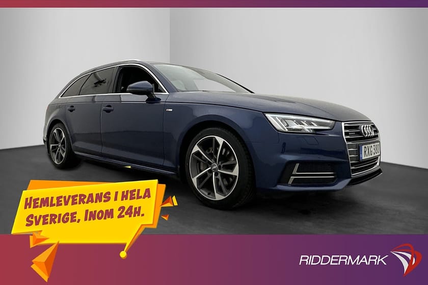 Bild 1 av Audi A4 Avant TDI Quattro 190hk S-Line Cockpit Matrix Drag