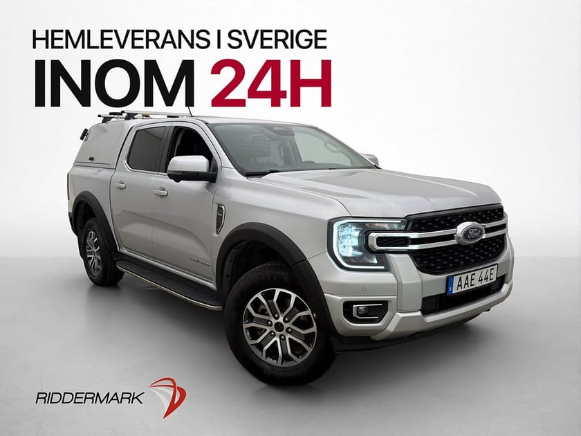Bild 1 av Ford Ranger Dubbelhytt Limited e-4WD Värm Drag CARPLAY Kåpa 360° Moms