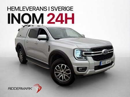 Ford Ranger Dubbelhytt Limited e-4WD Värm Drag CARPLAY Kåpa 360° Moms