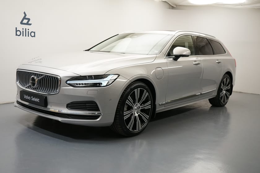 Bild 1 av Volvo V90 Recharge T8 Ultimate Bright, Dragkrok, HarmanKardon PremiumSound, Navigation