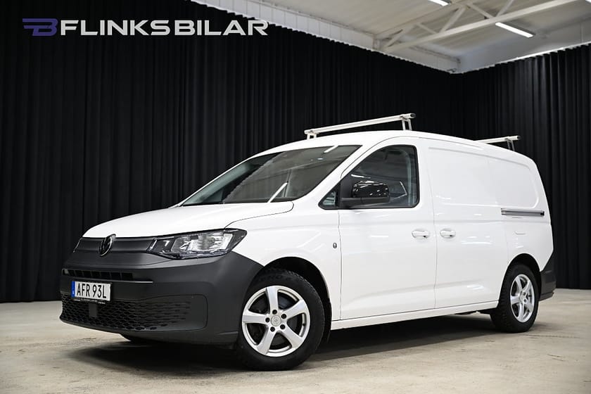 Bild 1 av Volkswagen Caddy Cargo Maxi DSG 122HK Servicebil|Dubbeldörr|Dubbelgolv|Sortimo|Moms