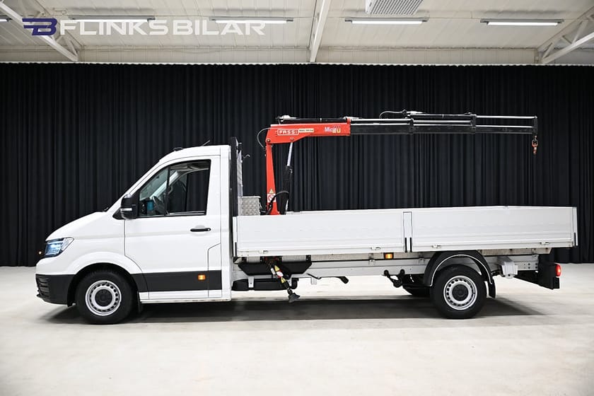 Bild 2 av Volkswagen Crafter Chassi 177HK L4 Automat|Kranbil|Fassi|Lågmil|EnÄgare|Leasbar