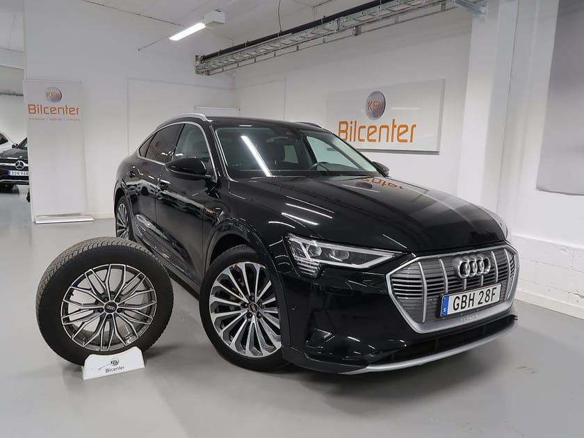 Bild 1 av Audi e-tron Sportback 55 quattro V-Däck ingår Drag-Navi-Skinn-Elsto