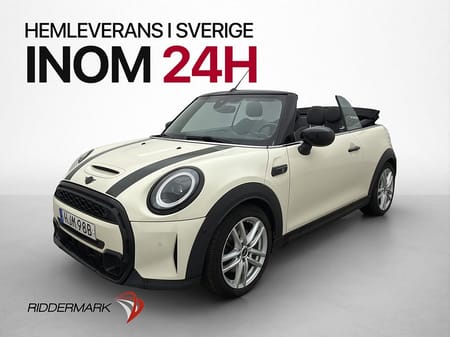 MINI Cooper S Convertible Cabrio 178hk harman/kardon Kamera Navi