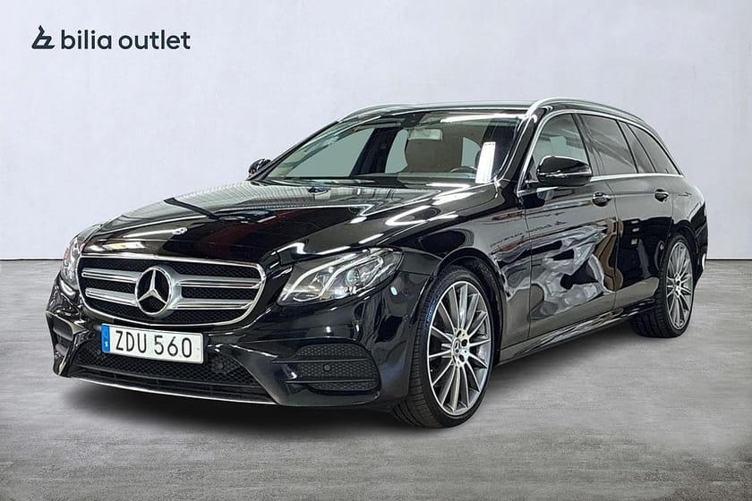 Bild 1 av Mercedes-Benz E 220 T d AMG 194hk Navi Drag Backkamera