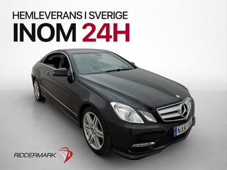 Mercedes-Benz E 200 Coupé BE 184hk AMG Line Skinn Navi Sensorer