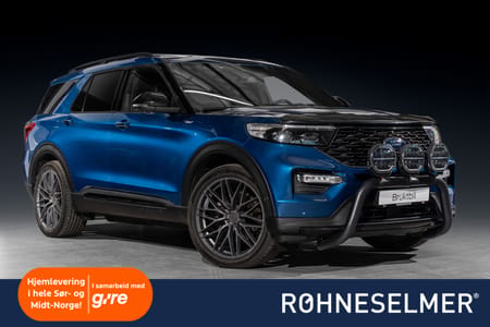 Ford Explorer Plug-In Hybrid ST-Line V6 457hk BORLA Krok Forvarme App Acc Massasje