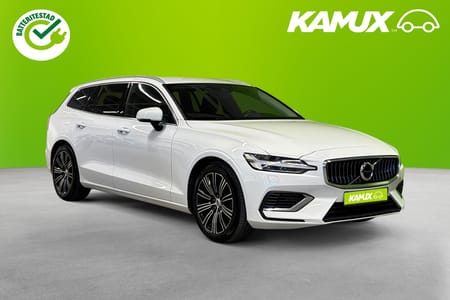 Volvo V60 Recharge T6 AWD Geartronic 341hk Värmare Kamera Drag BLIS Navi