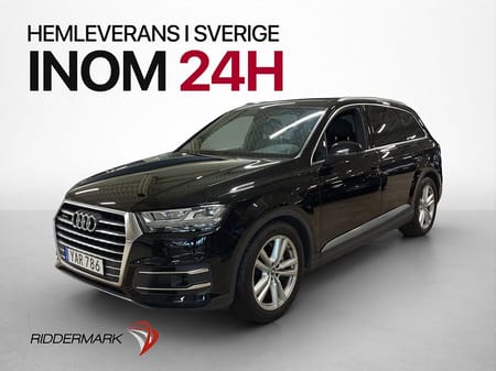 Audi Q7 3.0 TDI Q S-Line 7-Sits Pano Cockpit Drag Kamera