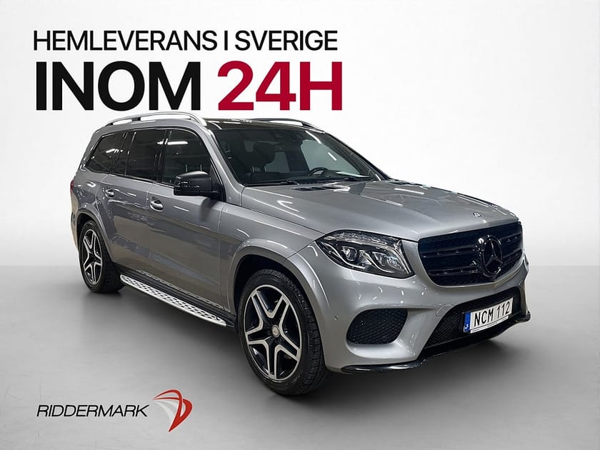 Bild 1 av Mercedes-Benz GLS 350 d 4MATIC 4M 7-Sits Pano Drag Skinn 360° Luft