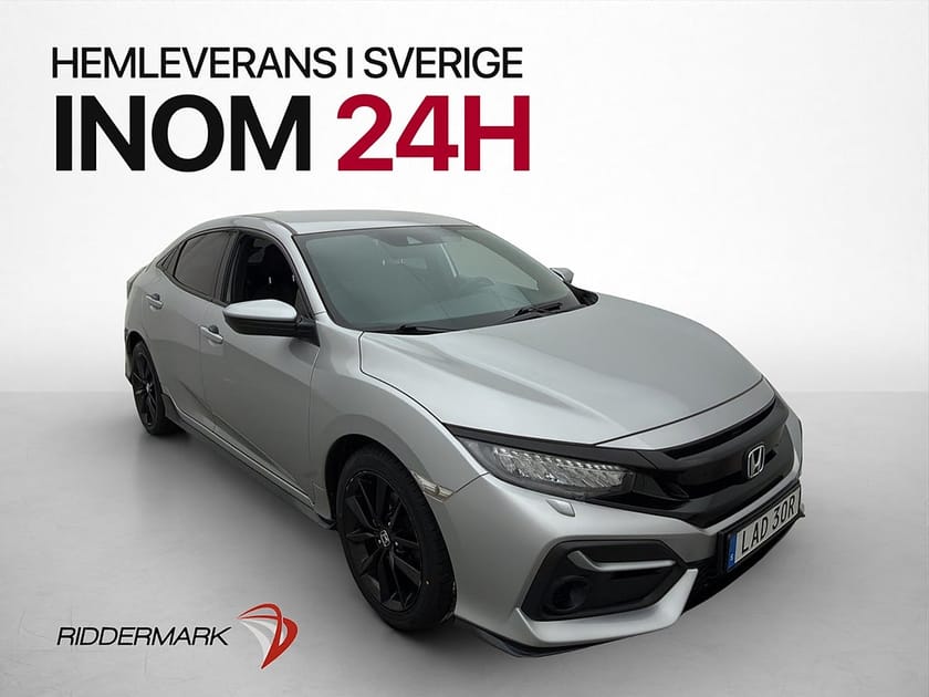 Bild 3 av Honda Civic 1.0 126hk SPORT Sidokjolar CarPlay 1-Ägare