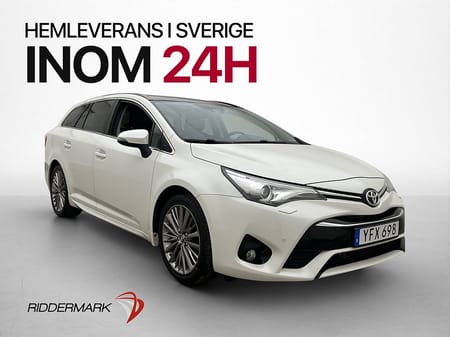 Toyota Avensis Kombi 143hk Executive Pano Värm Kamera Skinn Drag