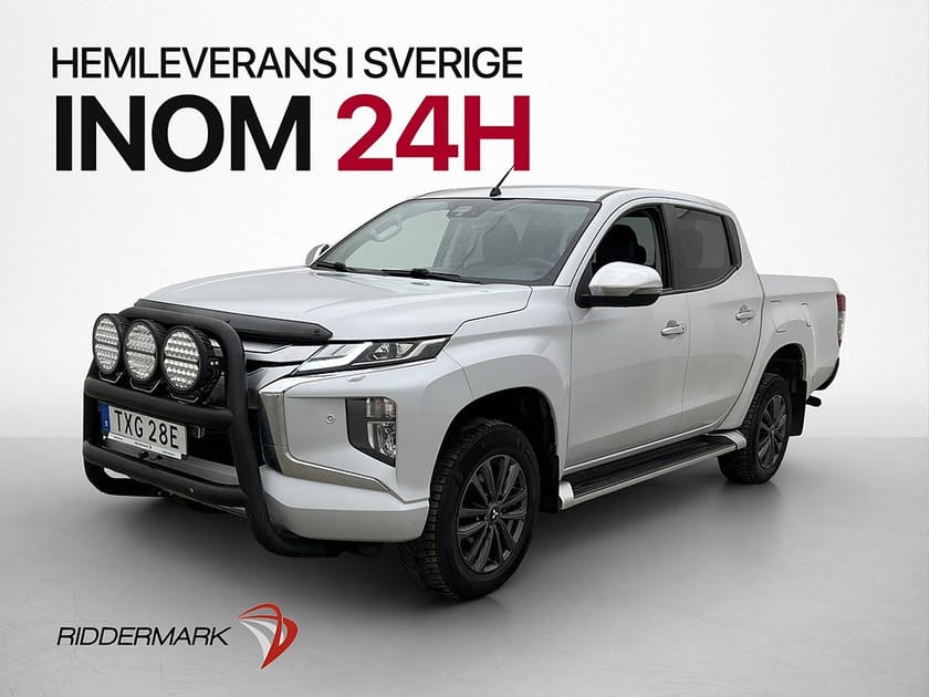 Bild 1 av Mitsubishi L200 Dubbelhytt Premium 2.2 4WD Värmare Skinn Drag Diff Moms